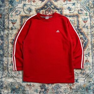 Vintage Adidas Logo Long Sleeve Shirt Medium